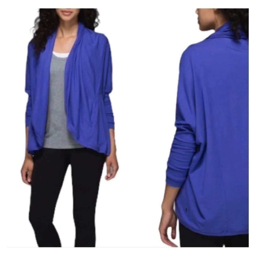 LULULEMON To & Flow Wrap Cardigan E5